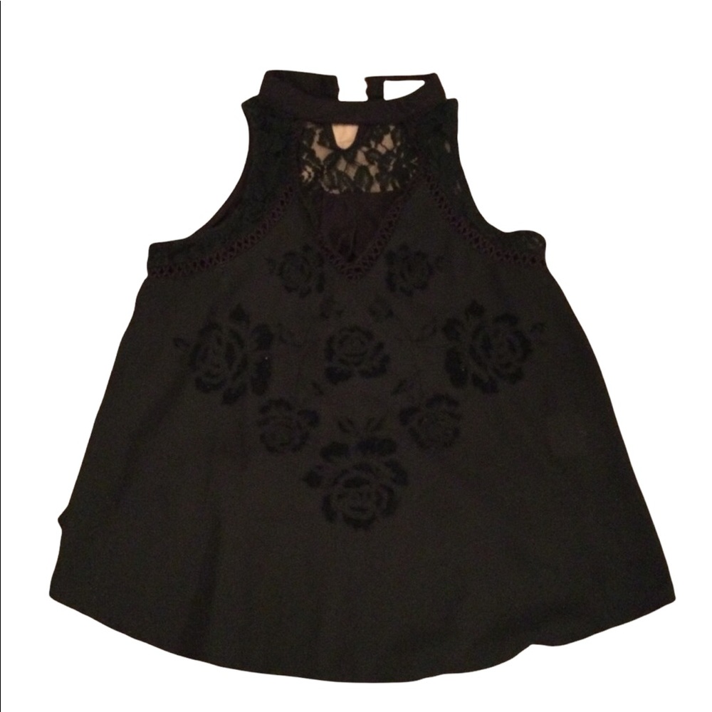 ALTAR’D STATE high neck embroidered top. - Picture 1 of 3